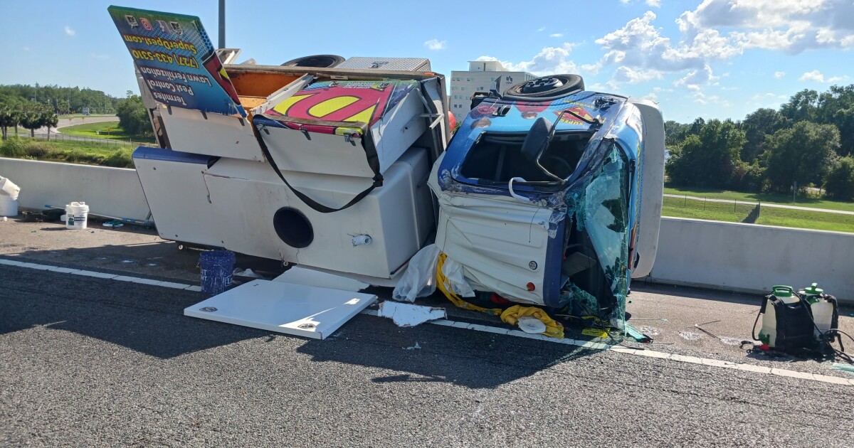Truck Accident Closes Lanes On I-75 In Hillsborough County