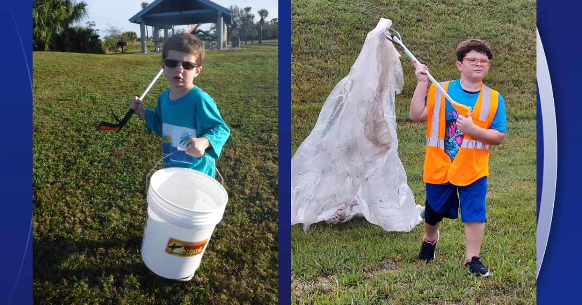Eleven Year Old Florida Boy Picks Up Trash To Protect Wildlife
