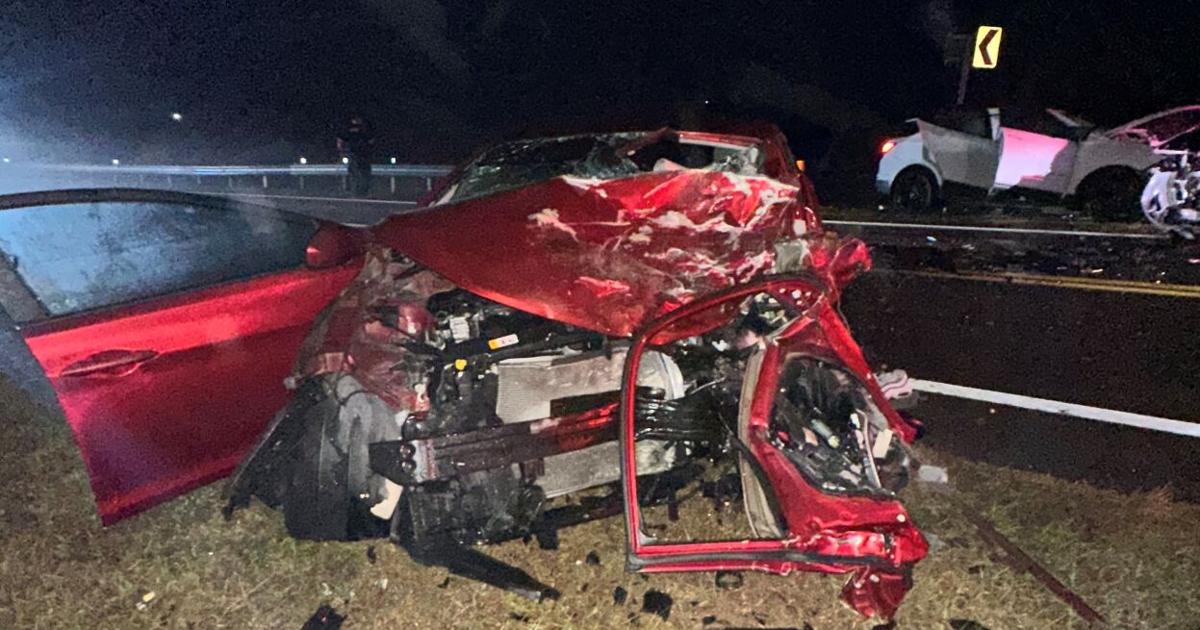 Fatal Head On Crash In Dade City Leaves One Dead, Another Injured