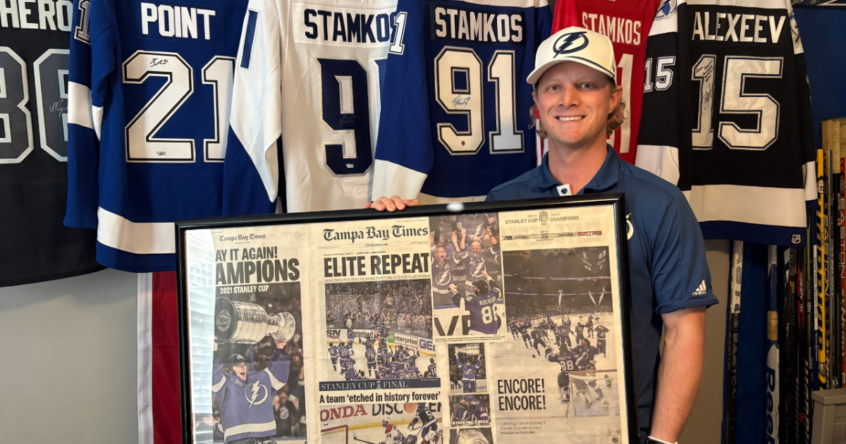 Lightning Fan Shares His Extensive Autograph Collection And Passion For Hockey