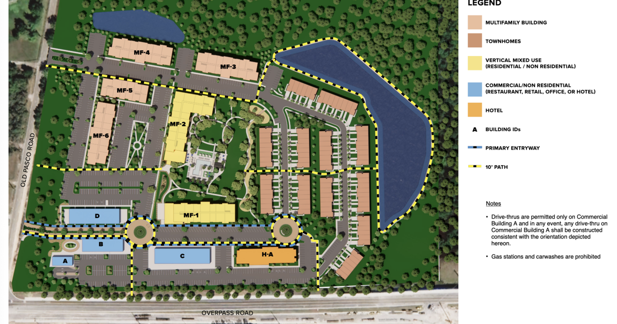 Pasco County Commission Divided Over Wesley Chapel Mixed Use Development