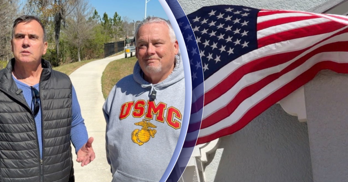 Veterans Successfully Secure American Flag at Land O’ Lakes Clubhouse