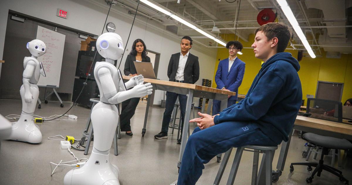 Students Program Pepper Robots for Real-World Tasks
