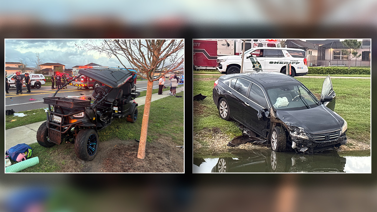 Golf Cart Crash Leaves Eight Seriously Injured in Wesley Chapel