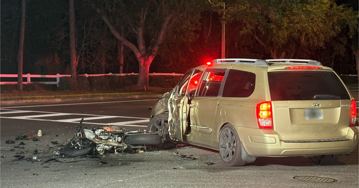 Motorcyclist Dies in Wesley Chapel Intersection Crash