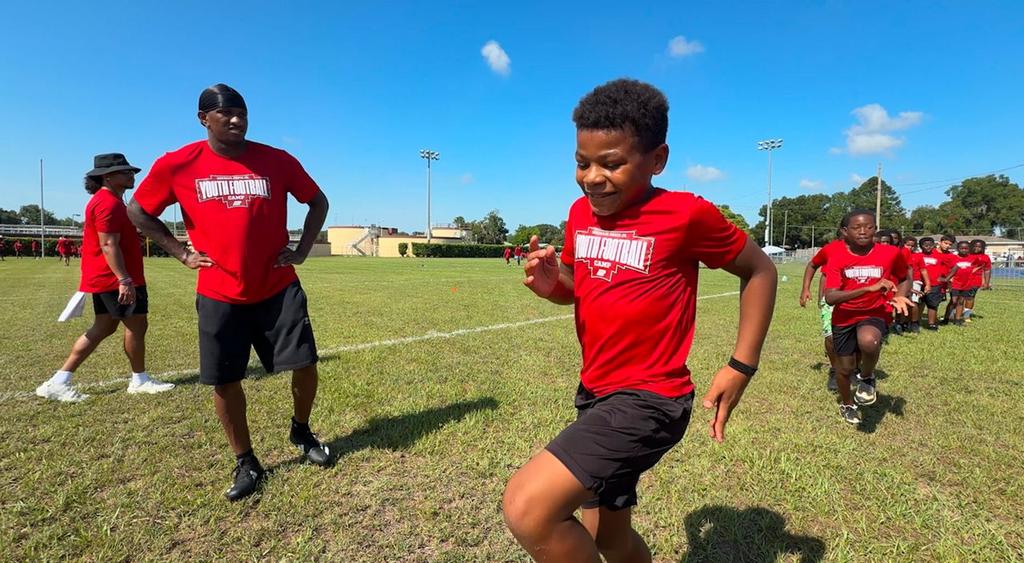 NFL Quarterback Michael Penix Jr Returns To Dade City For Youth Football Camp