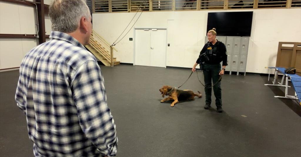 Pasco Sheriff Bloodhounds Receive Protective Vests From Donor Group