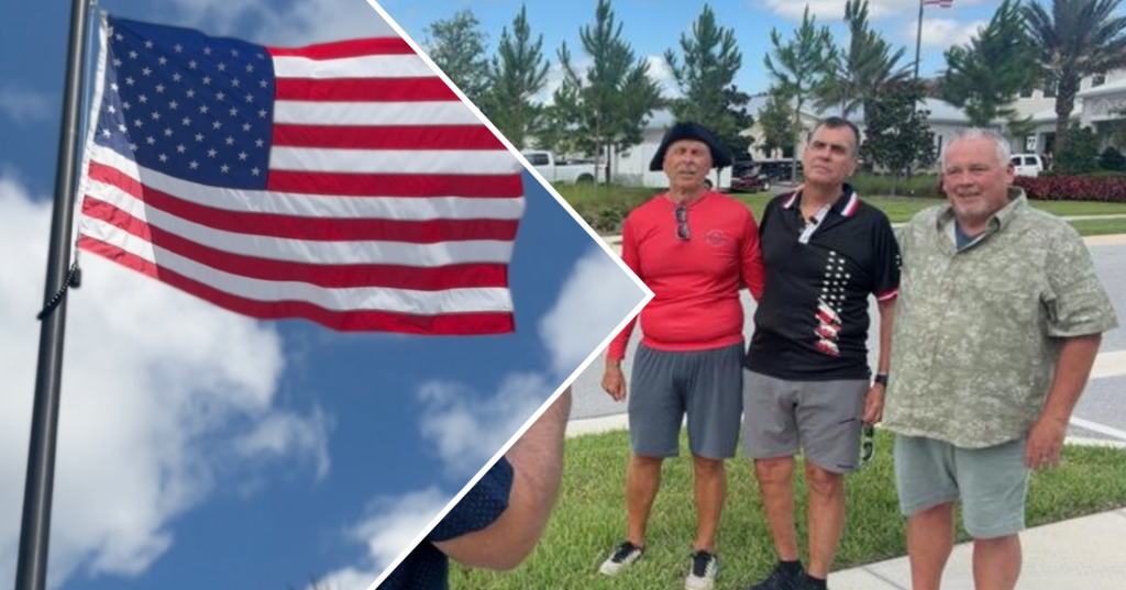 Veterans Push Through Developer Resistance to Raise Flag at Clubhouse