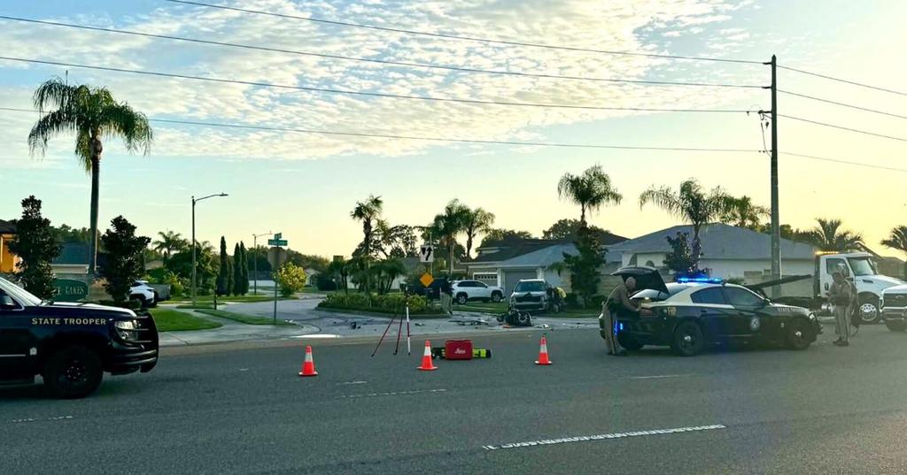 Motorcycle Crash Tragic Death Involves Woman At Intersection In Pasco County