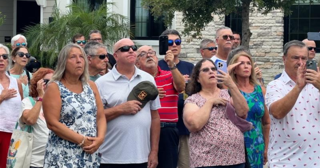 Veterans in Land O Lakes Celebrate Flag Dedication After Months of Effort