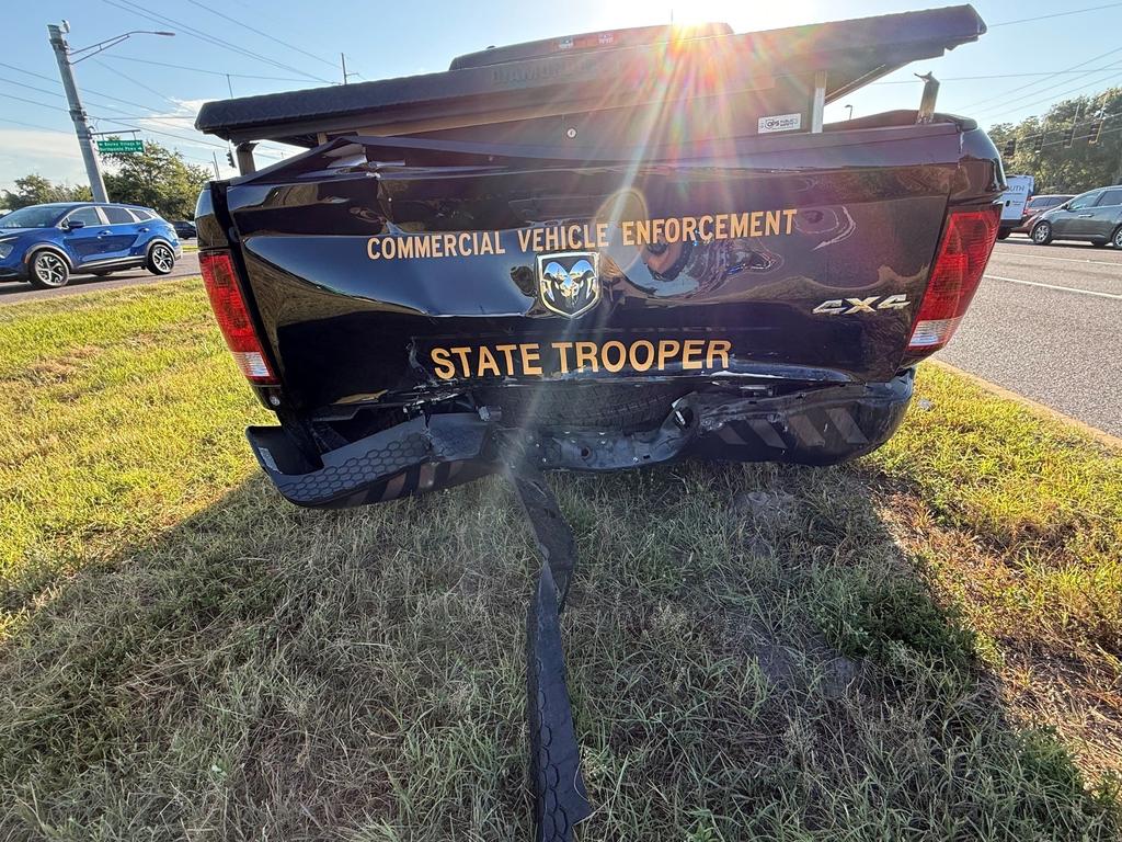 Florida Highway Patrol Officer Injured After Crash With Hudson Woman
