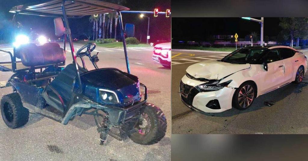 Pasco County Golf Cart Crash Causes Serious Injuries to Teenagers
